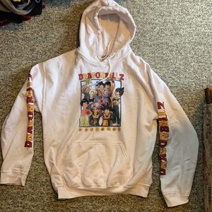 White Dragon Ball Z Hoodie